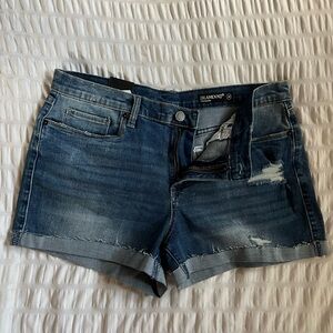 Blank NYC Women's Blue Denim Shorts